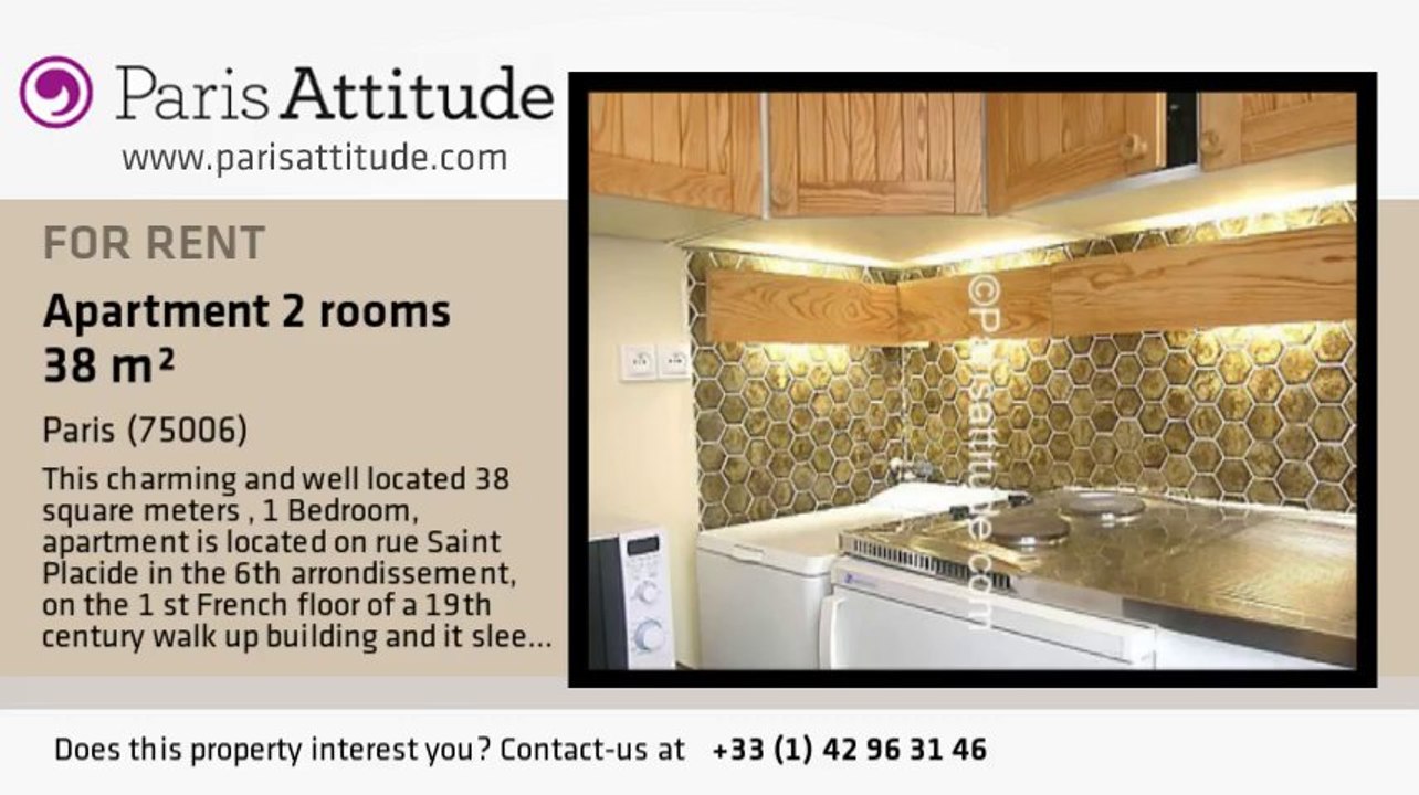 1 Bedroom Apartment for rent - St Placide, Paris - Ref. 6003