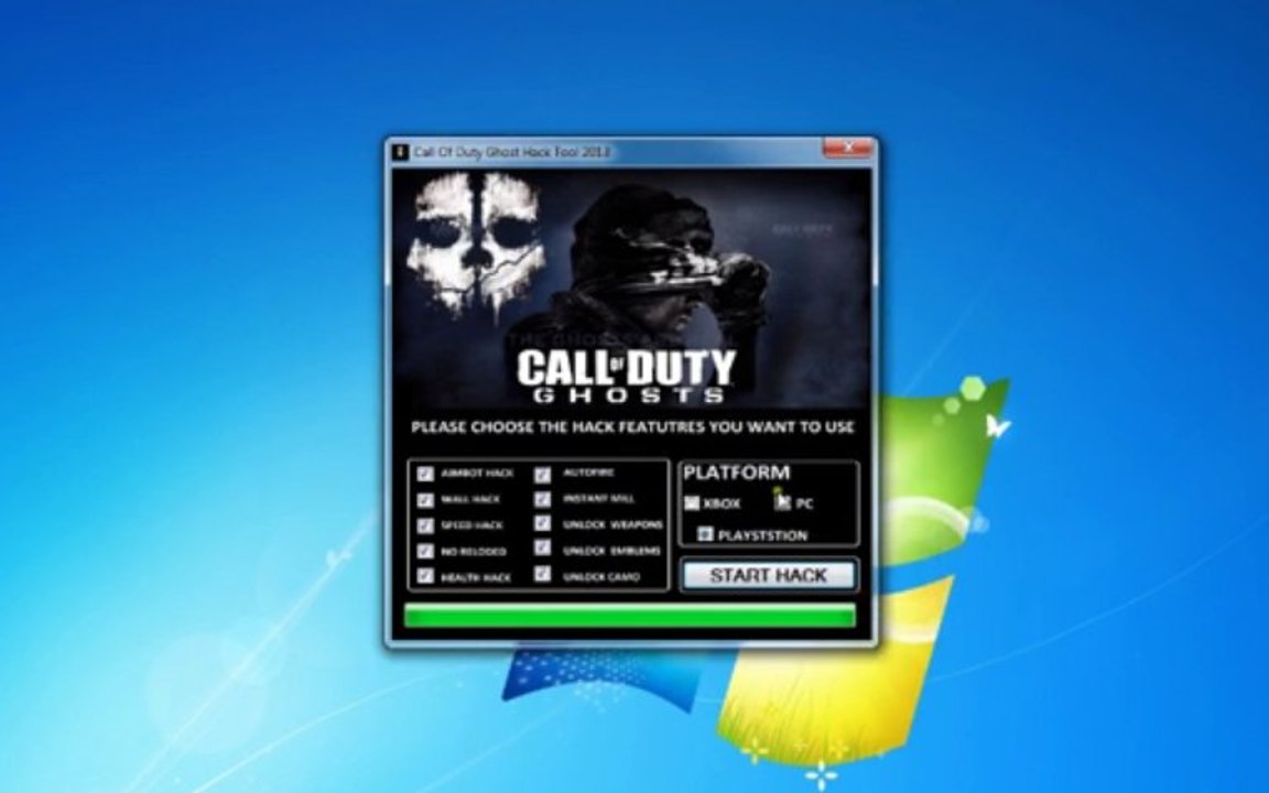 Call Of Duty Ghost Hacks Free Unlock All PS3 XBOX360 PC Hack
