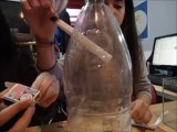 Cascata de Fumaça dentro de uma garrafa