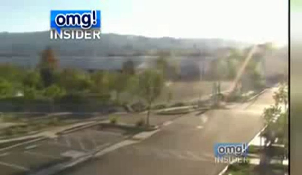 EXCLUSIVE-CCTV Footage of Paul Walker's Car Accident