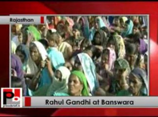 Rahul Gandhi at Banswara (Rajasthan) says BJP is ahead of everyone in corruption