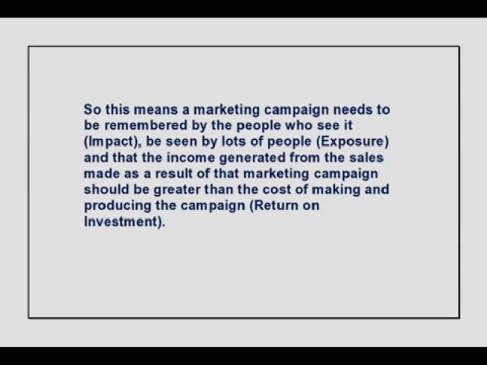 Does your MARKETING efforts - Create Impact, Provide Exposure and Generate a Return on Investment?