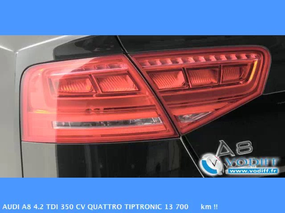VODIFF : AUDI OCCASION ALSACE : AUDI A8 4.2 TDI 350 CV QUATTRO TIPTRONIC 13 700 km !!