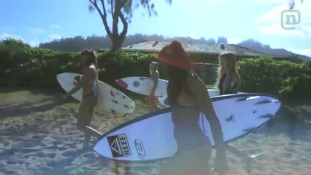 Alana Blanchard Hawaï Surfing - Vans Triple Crown of Surf 2013