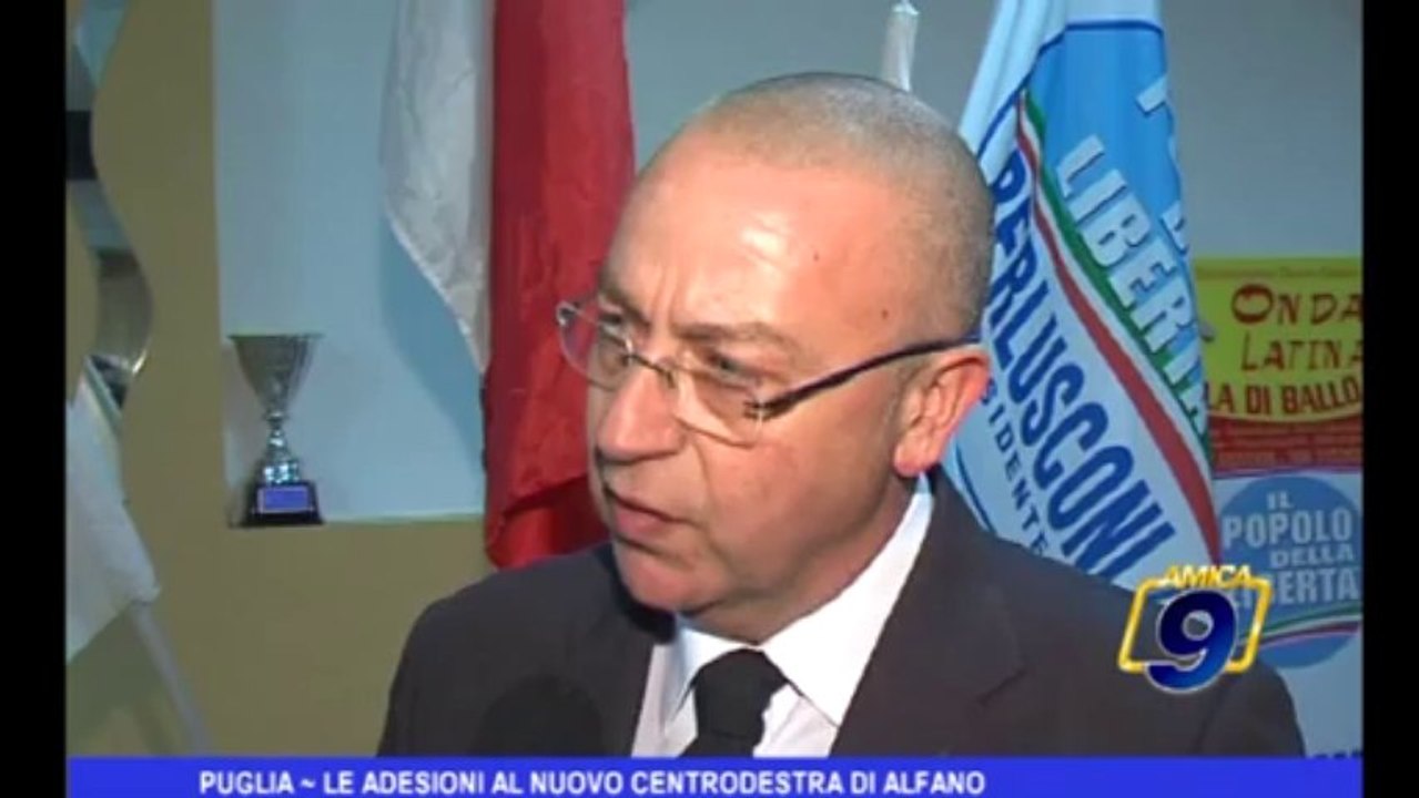 Puglia | Le adesioni al nuovo centrodestra di Alfano