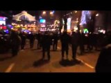Police and Protesters Clash in Kiev