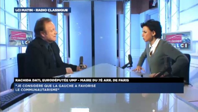 Rachida Dati, invitée politique de Guillaume Durand avec LCI