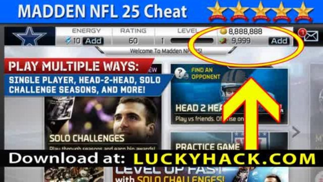 MADDEN NFL 25 Hack 2013 - iPhone iPad Android - Working MADDEN NFL 25 Telecharger