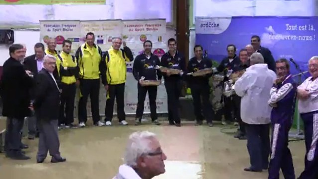 Présentation de la finale, seconde étape Super 16, Sport-Boules, Privas 2013