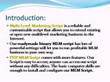 PHP MLM Script, MLM Script, Readymade Binary MLM Script, Matrix Plan MLM Script
