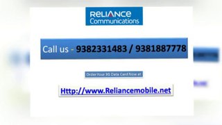 Reliance 3G Data Card Netconnect Chennai
