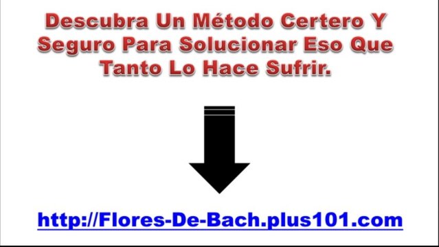 Flores De Bach Propiedades