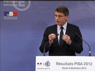 Classement Pisa: Vincent Peillon annonce "l'acte 2" de la refondation" - 03/12