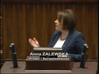 Anna Zalewska - Wystąpienie z dnia 03 grudnia 2013 roku.