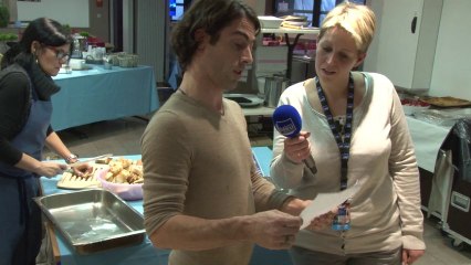 Les Talents France Bleu 2013 - Aurore dans coulisses au catering