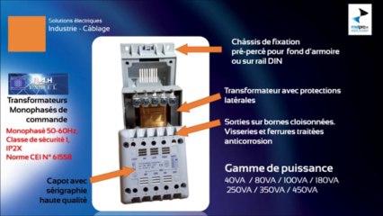 MELPRO - TRANSFORMATEURS DE COMMANDE RAH INDEL