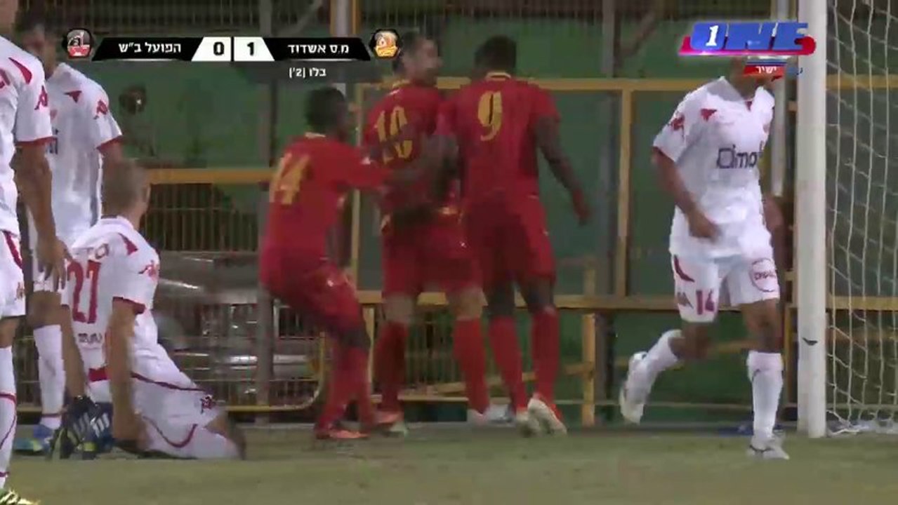 ליגת העל עונת 13/14 מחזור 7 - מ.ס אשדוד Vs הפועל ב"ש (2-2)