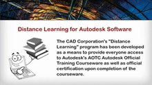 Distance Learning for Autodesk Software