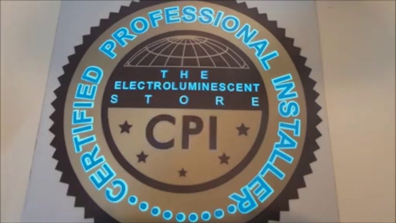 PLV electroluminescent HD ronde