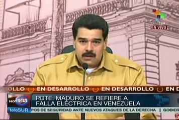 En emergencia las FANB ante el sabotaje eléctrico: Presidente Maduro