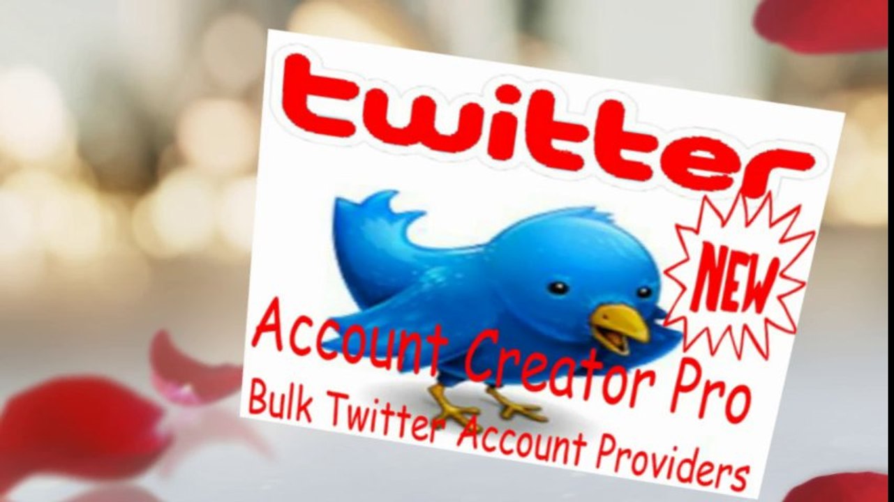 Twitter account creator