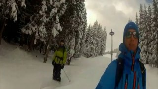 Première sortie de la saison en ski de randonnée aux Contamines