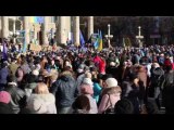Thousands Gather in European Square in Ternopil