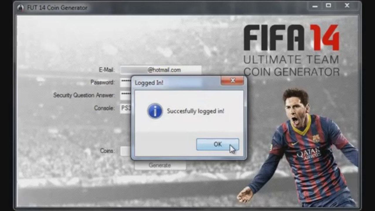 FIFA 14 Ultimate Team Coin Generator [2013][WORKING][NO SURV