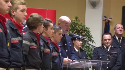 Sainte Barbe des pompiers de Harnes 27/11/2013