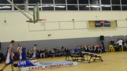 Les Crazy Dunkers en démonstration à Saint-Omer