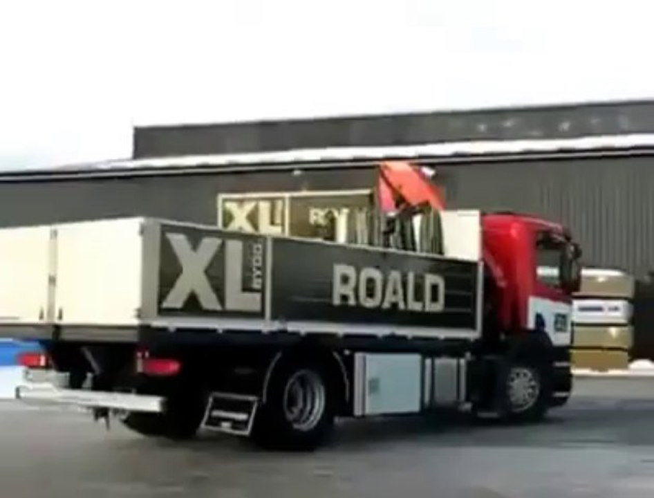 Truck drift in work