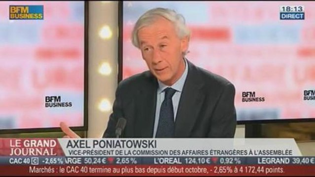 Axel Poniatowski, député UMP du Val d'Oise, dans le Grand Journal - 03/12 1/4