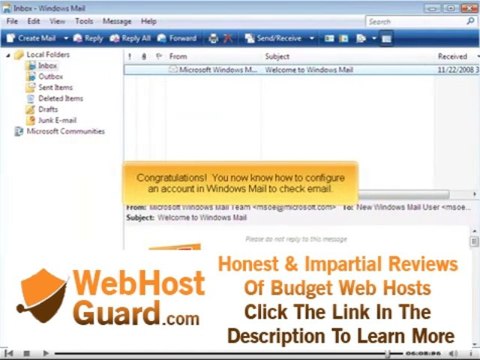 Client Applications Adding email accounts in Windows Mail - Adult-Hosting.com