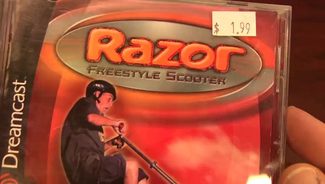 Classic Game Room - RAZOR FREESTYLE SCOOTER review for Sega Dreamcast