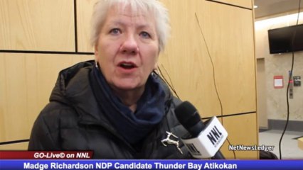 Madge Richardson NDP Thunder Bay Atikokan Candidate
