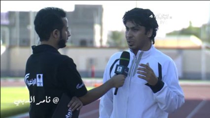 تصريح عبدالله الجنيدي في مباراة الطائي والفتح