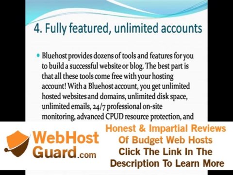 First #1 Why Should Choose Bluehost as your Web Hosting Provider ?