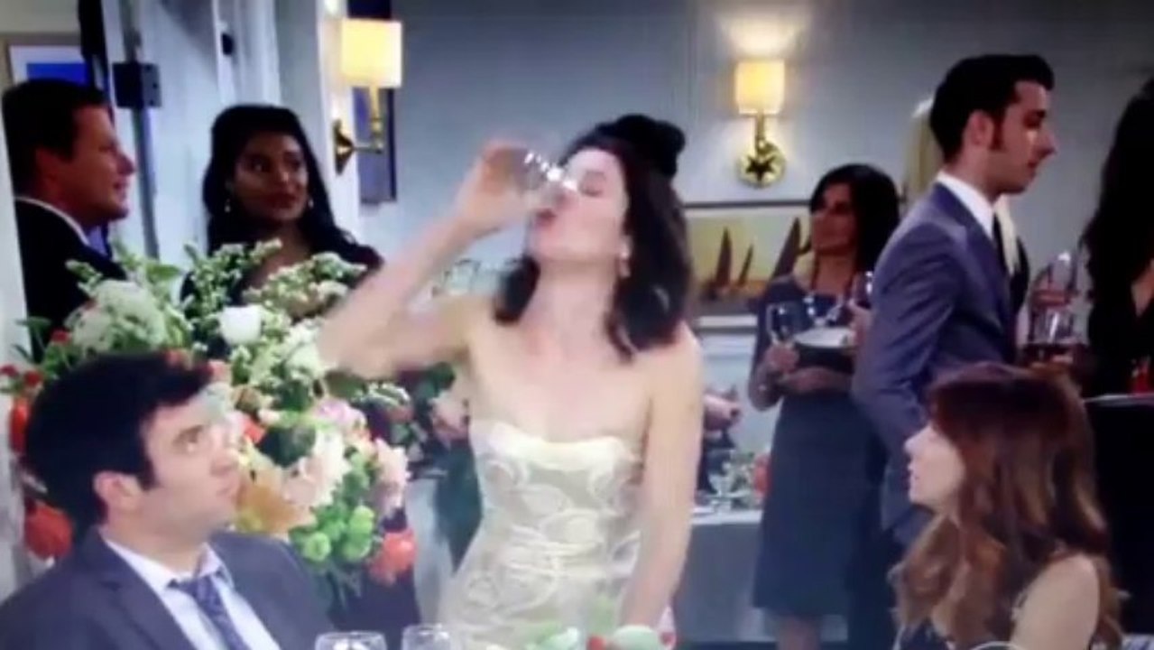 How I Met Your Mother 9x12 Lily Ted and Robin Talk About Marshall Being a Judge Scene