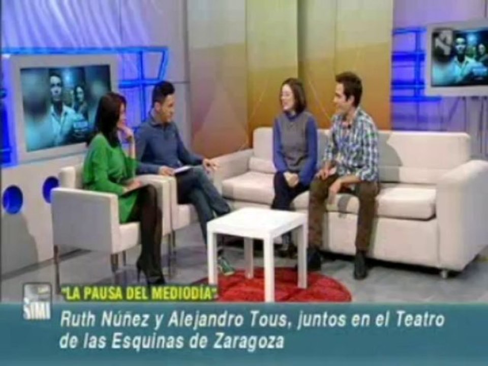 Ruth Núñez y Alejandro Tous en 'Sin ir más lejos' - Aragón Televisión
