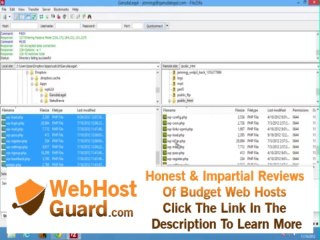 Filezilla FTP hostgator configuration and access