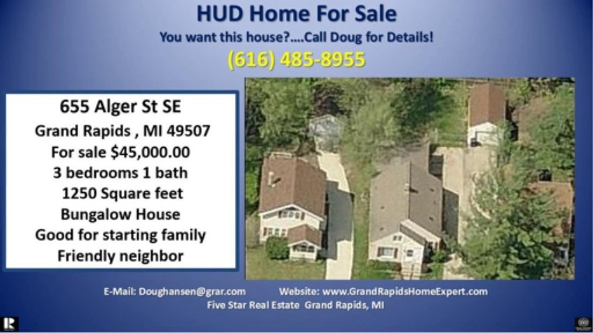 3 Bedroom House In Grand Rapids For Sale