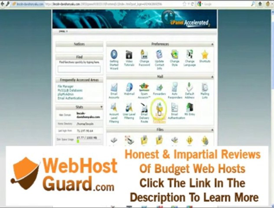 Lincoln-Davis-Hosting Cpanel Intro