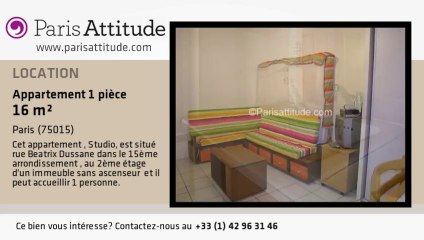 Appartement Studio à louer - Bir Hakeim, Paris - Ref. 160