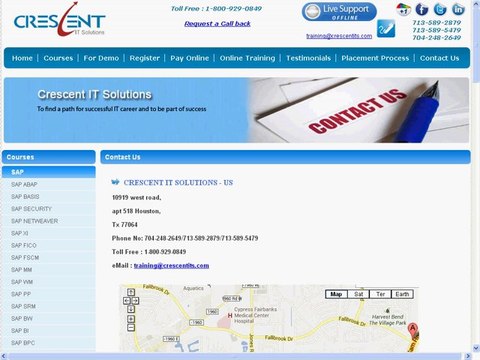 SAP Testing Online Training and Placement - Crescent IT Solutions