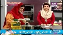 Hasb-e-Zauq with Samina Jaleel and Farhana Owais,Mushroom Lasania & Cream of Chicken and Mushroom Soup, 3-12-13