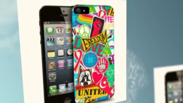 STICKER HAPPY PROTECTIVE BACK CASE COVER FOR APPLE iPHONE 5