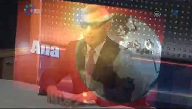 Ana haber bültenini görme engelli futbolcu sundu