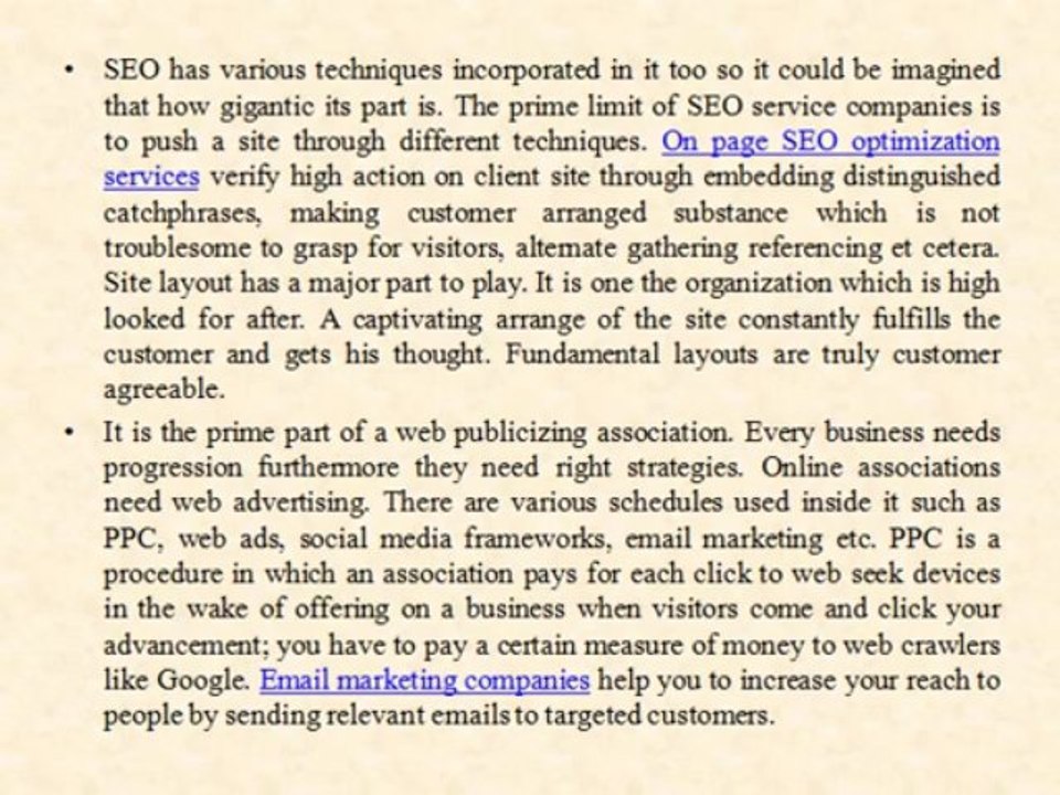 Online Marketing Companies Help You To Optimize Your Business