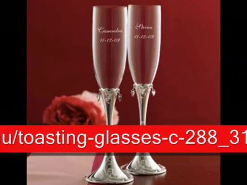 wedding toasting glasses