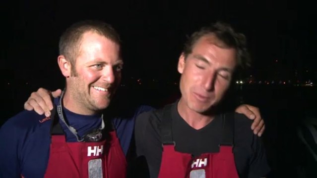 Arrivée de Mr Bricolage (Class40) - Transat Jacques Vabre 2013